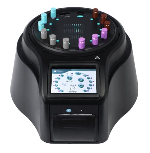 Auto-reader incubator with 12+1 positions LCD Screen