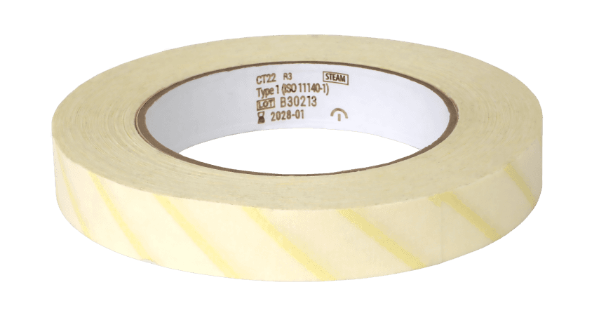 Self-adhesive indicator tape for Steam