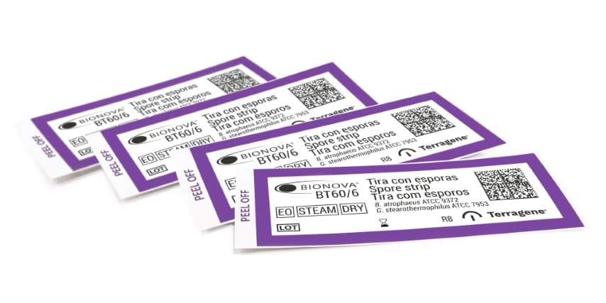Spore strips for Dry Heat, Steam and EtO 2