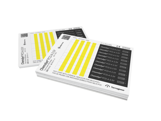 Chemical indicator for Helix-PCD systems