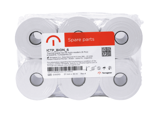 Incubator thermal paper
