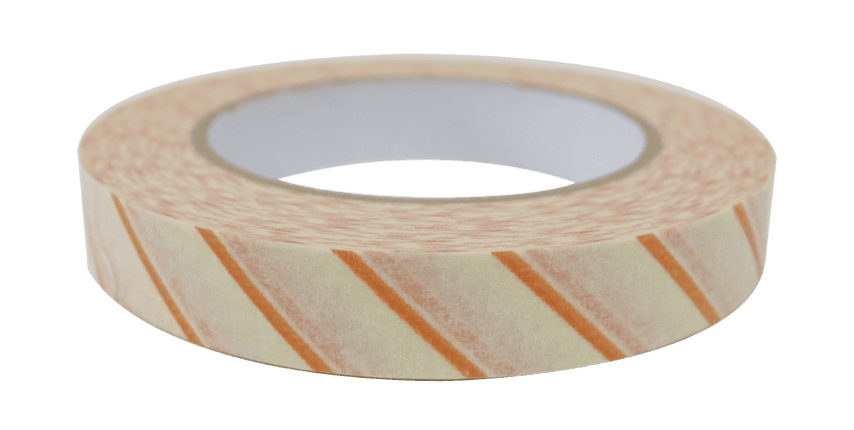 Self-adhesive indicator tape for EtO