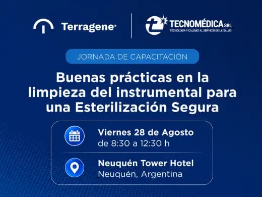 Terragene과 Tecnomédica가 네우켄에서 청소 및 위생 교육 워크숍을 개최합니다.