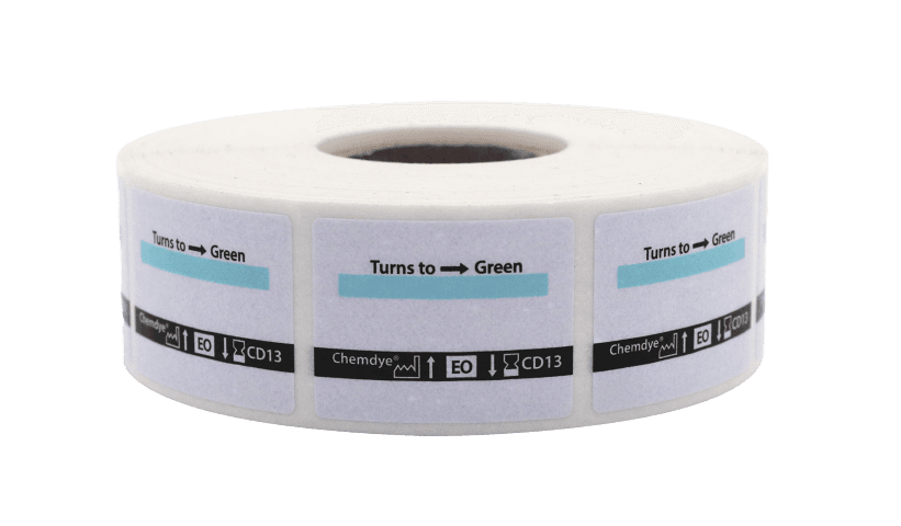 Self-adhesive label indicator for automatic labeler for EtO Self-adhesive label indicator for automatic labeler for EtO