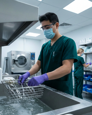 CSSD cleaning monitoring