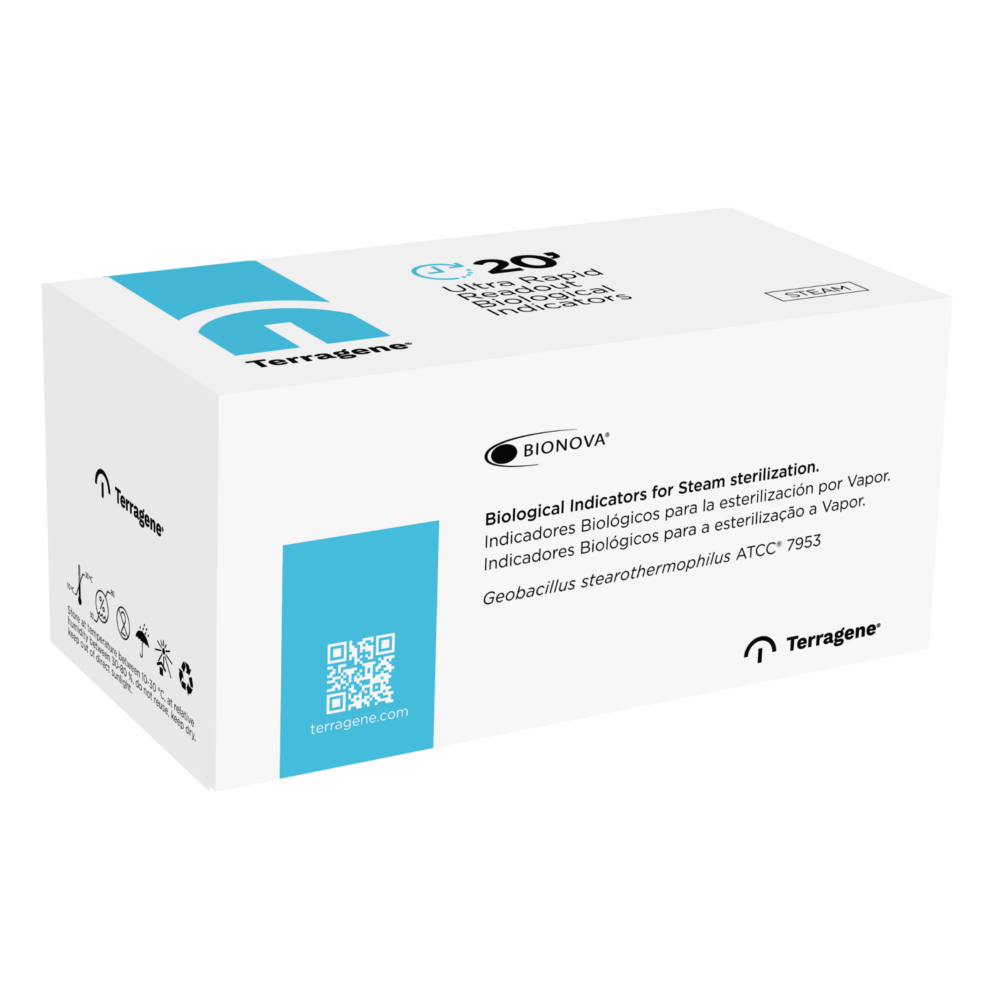 蒸気用 20 分生物学的インジケーター - Terragene