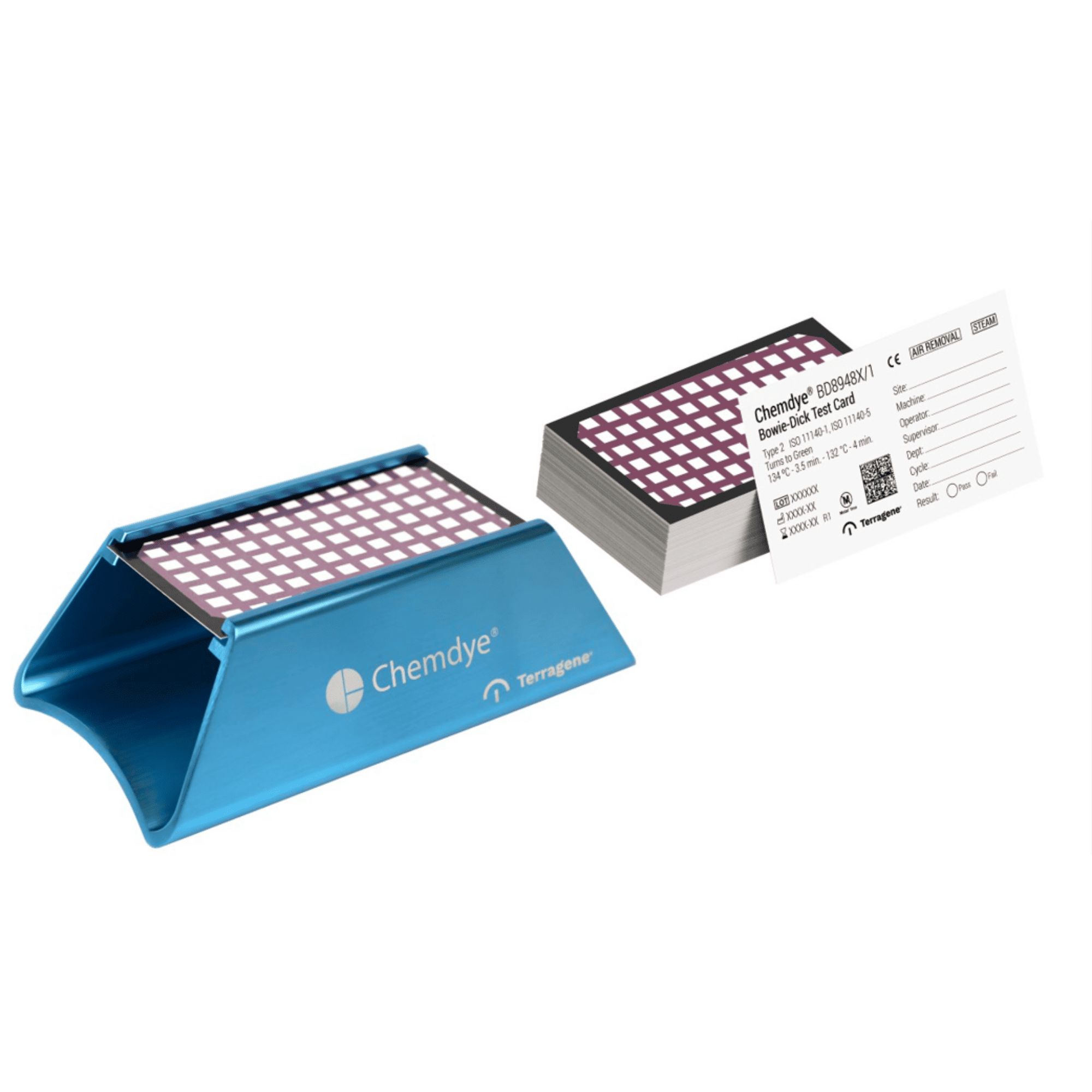 Bowie-Dick Test Card Kit for steam