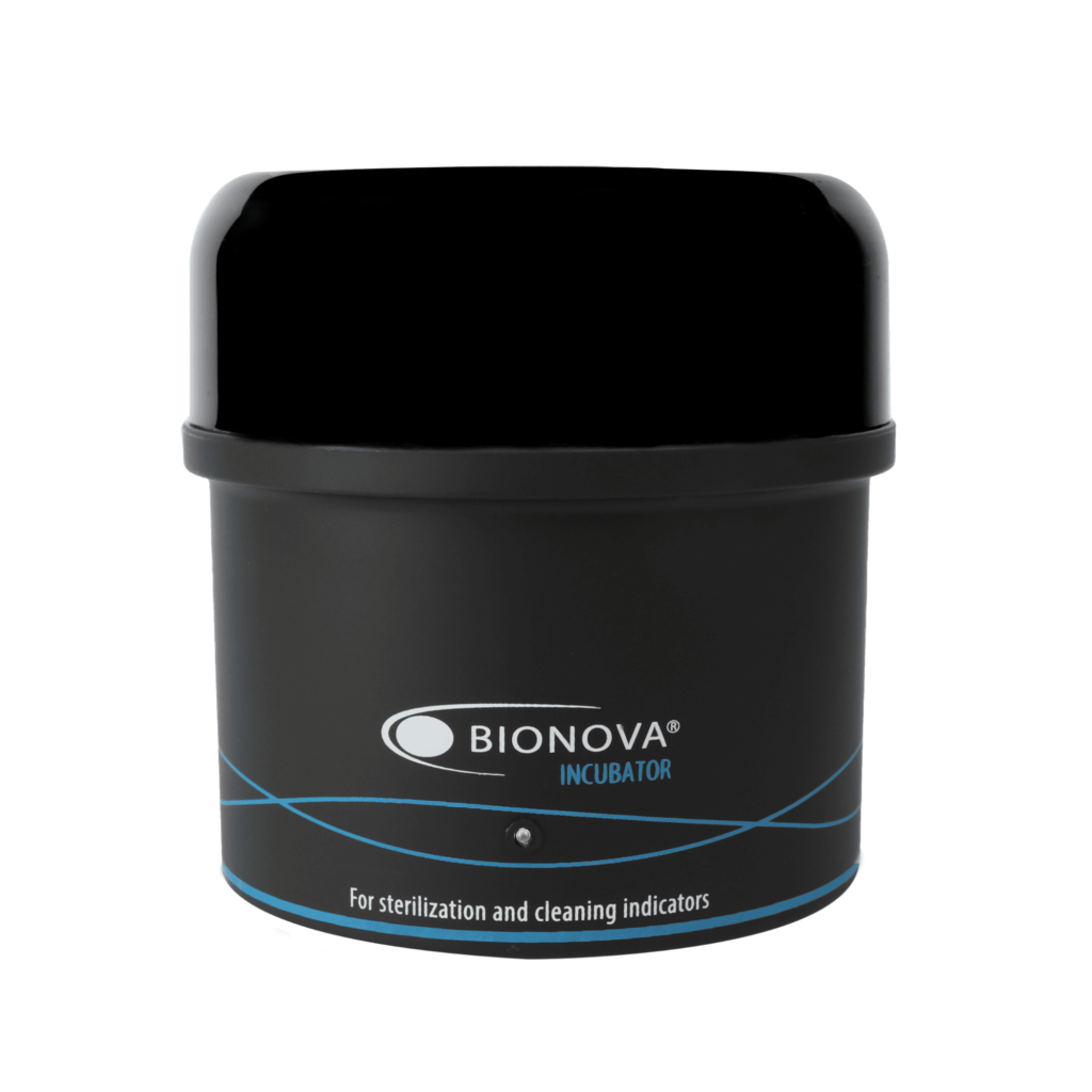 Incubator for sterilization and cleaning indicators